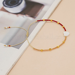 Стеклянные бусины плетеные браслеты из бисера&nbsp;QU5327