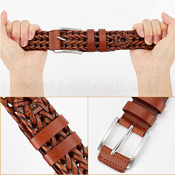 Cinture a catena in similpelle intrecciata&nbsp;AJEW-WH20020-053E