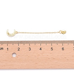 925 стерлингового серебра серьги стержня&nbsp;EJEW-AA00271-08G