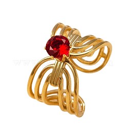 Кольца-манжеты из нержавеющей стали 201 с ажурной отделкой и стразами.&nbsp;FS-WG5D8C0-02