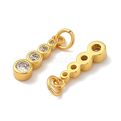 Латунные микро проложить кубического циркония подвески&nbsp;KK-K364-43G