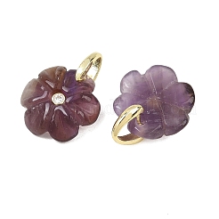 Natürlichen Amethyst Edelsteinanhänger&nbsp;GG-NH0016-01G-10