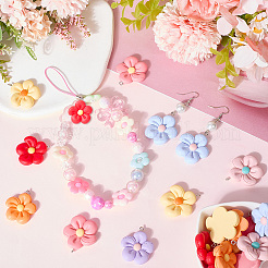 32шт 8 цвета подвески из смолы&nbsp;RESI-SP0001-15