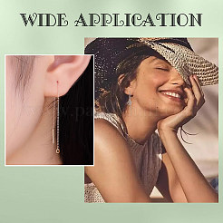 24 шт. 12 шт. фурнитура для сережек-гвоздиков из нержавеющей стали 304&nbsp;STAS-PH0005-23