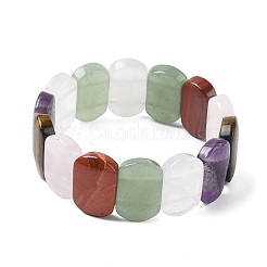 Stretch-Armbänder aus Natursteinperlen mit gemischten Steinen für Frauen und Männer&nbsp;BJEW-I323-02J