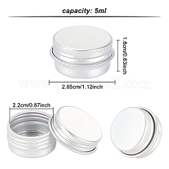 Latas de aluminio redondas&nbsp;CON-WH0079-14