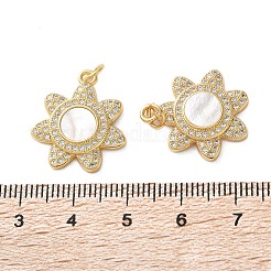 Латунные микро проложить кубического циркония подвески&nbsp;KK-U070-18B-G