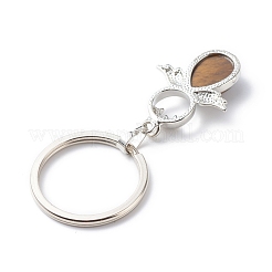 Брелок с подвеской в виде ангела из натурального драгоценного камня&nbsp;KEYC-JKC00381