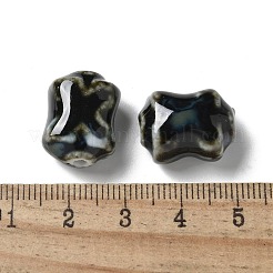 Фарфоровые бусины ручной работы&nbsp;PORC-L080-E02