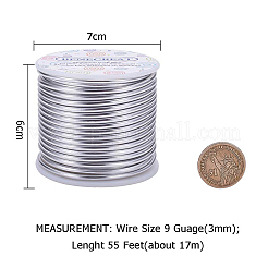 Fil d'aluminium rond&nbsp;AW-BC0001-3mm-02