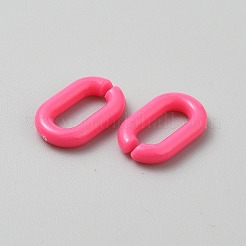 Anneaux de liaison acryliques opaques&nbsp;SACR-WH0001-37O