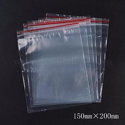 Wiederverschließbare Kunststoffverpackungsbeutel&nbsp;OPP-G001-D-15x20cm