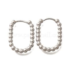 Orecchini a cerchio in acciaio inossidabile 304 per donna&nbsp;LS-EJEW-M068-08B-P