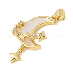 Латунные микро проложить кубического циркония подвески&nbsp;KK-K298-19G-01