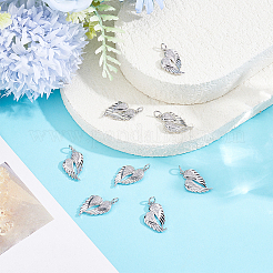 10pcs pendentifs en laiton micro pavé de zircone cubique&nbsp;ZIRC-BBC0003-79P
