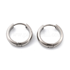 201 серьги-кольца из нержавеющей стали&nbsp;EJEW-P304-15C-P
