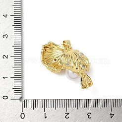 Латунные микро проложить кубического циркония подвески&nbsp;KK-I371-25G