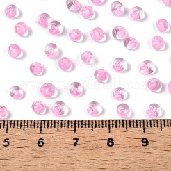 6/0 perles de rocaille en verre transparentes de couleurs intérieures&nbsp;X1-SEED-T007-07G