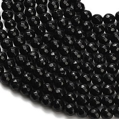 Натуральный черный турмалин бисер нитей&nbsp;G-H329-D02-4mm