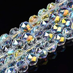 Гальванизируйте прозрачное стекло бисер нитей&nbsp;EGLA-N002-18B-B01