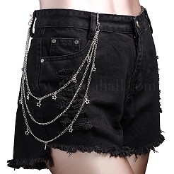 Legierung Quaste 3 Schicht Kette Hosen Kette Gürtel FS-WG07384-03