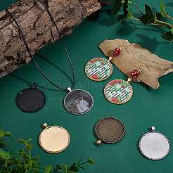 20шт 4 цвета сплава подвеска кабошон настройки&nbsp;FIND-PH0029-11