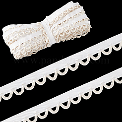 Ruban de coton à bordure simple picot de 10 mètre&nbsp;OCOR-WH0070-142A
