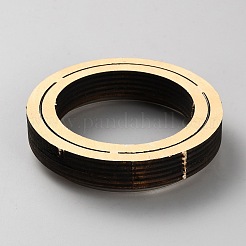 Stanzform aus Holz und Karbonstahl für Leder&nbsp;LS-DIY-WH0622-221C