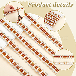 Ruban de coupe-dentelle de rideau en polyester&nbsp;DIY-WH0400-02B