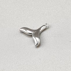 Латунные подвески в форме рыбьего хвоста&nbsp;KK-WH0110-25P