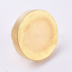 Пустая сургучная печать латунная головка штампа&nbsp;KK-WH0033-97G