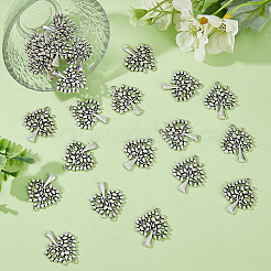 50 pièces pendentifs en alliage de style tibétain&nbsp;FIND-DC0006-11