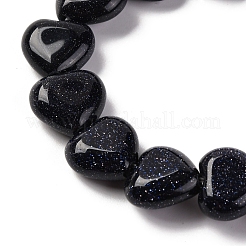 Sintetici blu Goldstone fili di perline&nbsp;G-I372-A12-01