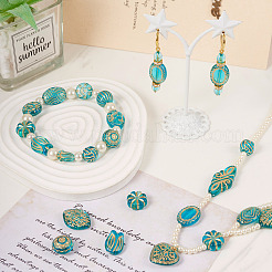 96шт 16 стиля покрытия акриловых бусин&nbsp;PACR-TA0001-09