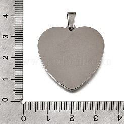 Cabochon-Fassungen für Anhänger aus Edelstahl 304&nbsp;SA-CBA8A58-01A-P