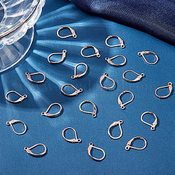 50 шт. фурнитура для сережек из нержавеющей стали 304&nbsp;STAS-BBC0001-44RG