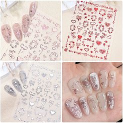 3 Stück Nagelkunst-Aufkleber aus Kunststoff in 3 Farben&nbsp;MRMJ-DJ0001-29
