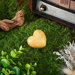 Decorazioni espositive a forma di cuore in legno di sandalo&nbsp;AJEW-WH20054-222A