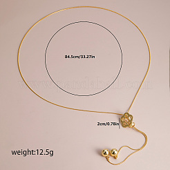 Элегантные полые цветочные y-образные цепочные подвески-лариаты ожерелья для осени/зимы&nbsp;RX2303-5