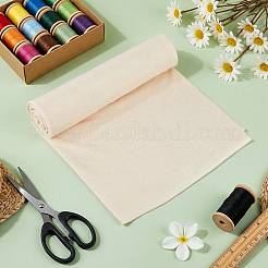 Tissu en maille côtelée de coton&nbsp;DIY-WH0622-769C