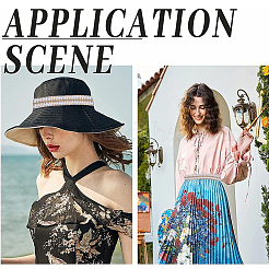 10 ярд блестящей золотой полиэстеровой плетеной ленты&nbsp;OCOR-GF0002-93B