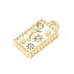 Legierung Rhinestone-Charme&nbsp;RB-CBA7F7E-07G