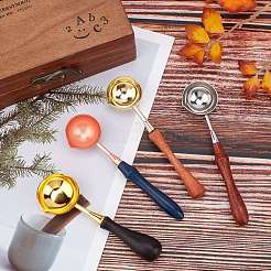 Holzgriff Wachs Versiegelungsstempel Schmelzlöffel&nbsp;AJEW-WH0021-63