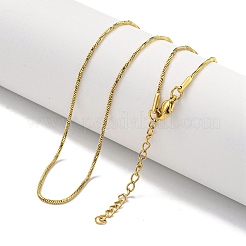 Ионное покрытие (ip) 304 нержавеющая сталь змея цепи ожерелья&nbsp;LS-NJEW-R266-05G