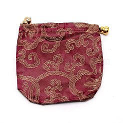 Sacchetti di stoffa per imballaggio regalo sacchetti con coulisse&nbsp;ABAG-WH0035-01N