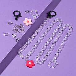 Держатель для очков с подвеской в виде цветка&nbsp;DIY-YW0005-12