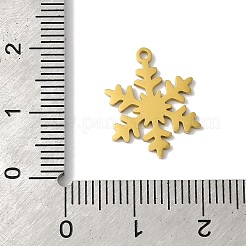 5 шт. рождественские подвески из нержавеющей стали 201&nbsp;LS-STAS-Z068-01G-02