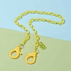 Персонализированные ожерелья-цепочки из абс-пластика NJEW-JN03220-06