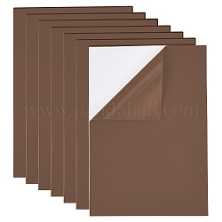 Sets de papier mousse éponge eva, avec dos adhésif, antidérapant, rectangle, brun coco, 30x21x0.1 cm