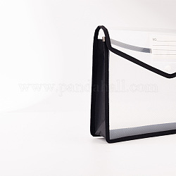 Tasche porta documenti in plastica pp, rettangolo, chiaro, 365x75x280mm